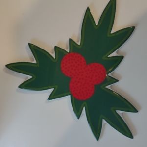 Happy Everything Large Holly Attachment